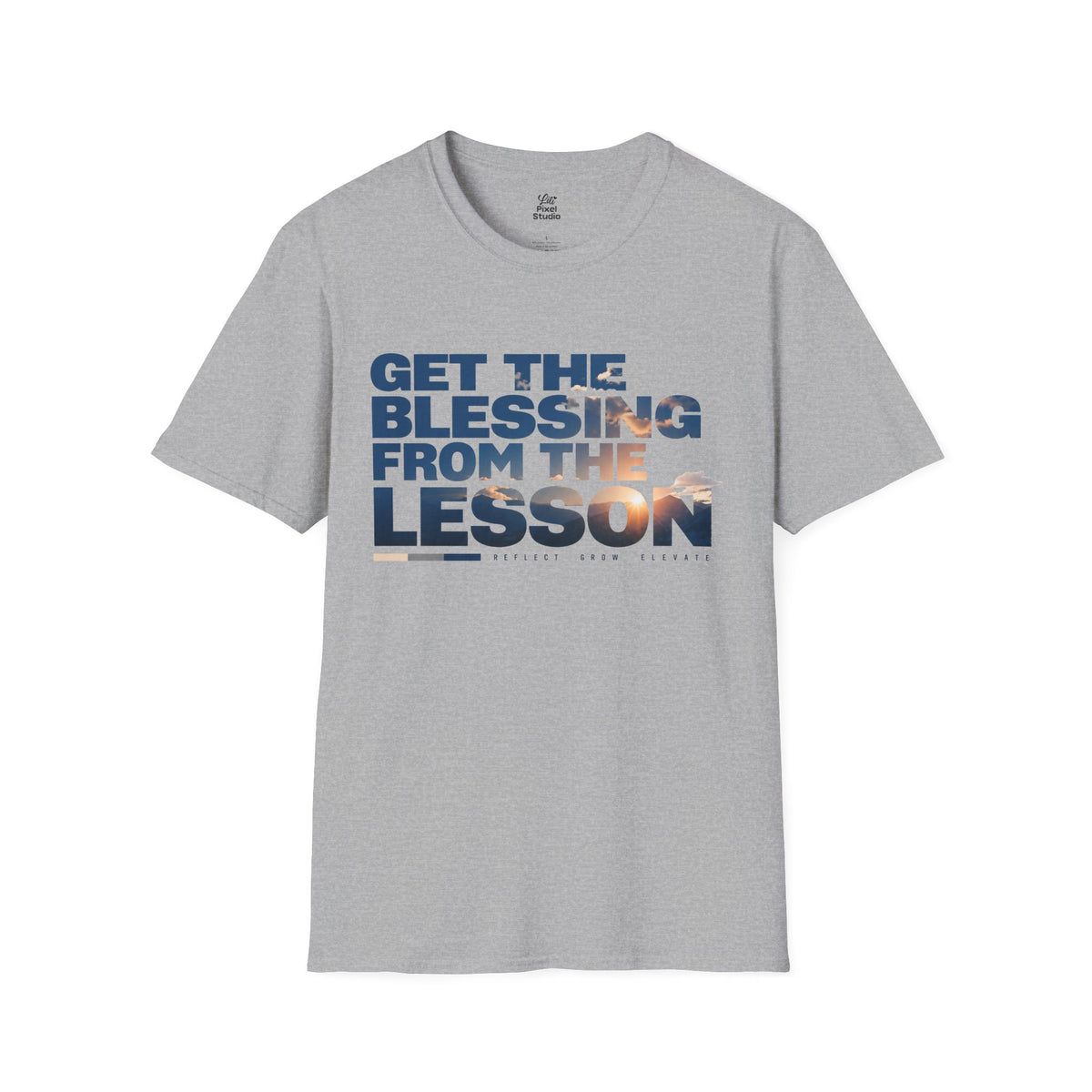 Get The Blessing From The Lesson Shirt, Inspirational Christian T-Shirt, Faith Based Graphic Tee, Motivational Unisex Shirt, Personal Growth Tee