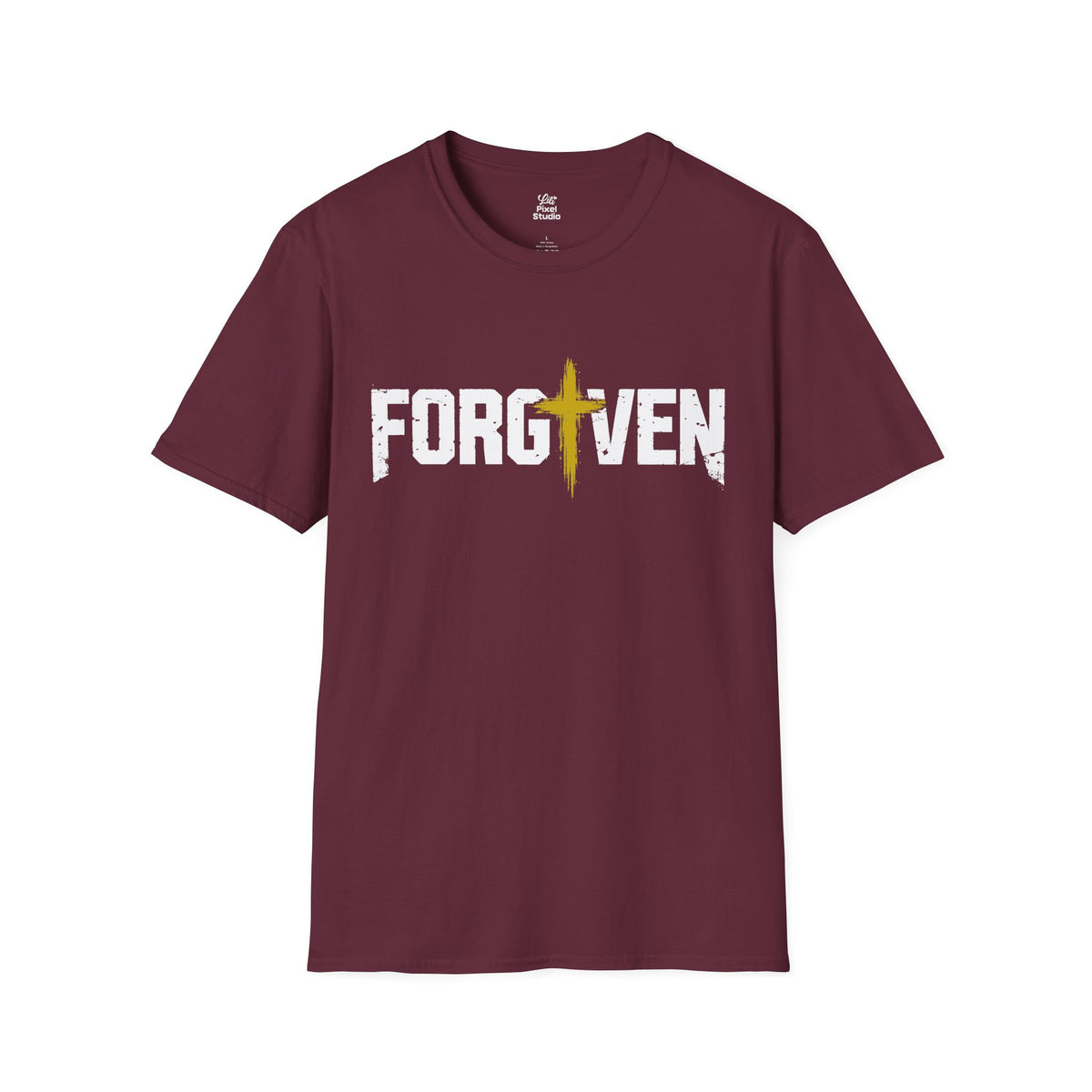 Forgiven Christian Shirt, Faith Based T-Shirt, Christian Cross Graphic Tee, Grace Shirt, Religious Gift, Inspirational Unisex Shirt