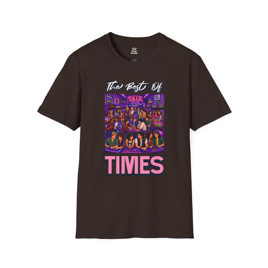 The Best Of Times Unisex Shirt, Retro Nostalgia Tee, 80s 90s Arcade Aesthetic T-Shirt, Vintage Friendship Gift