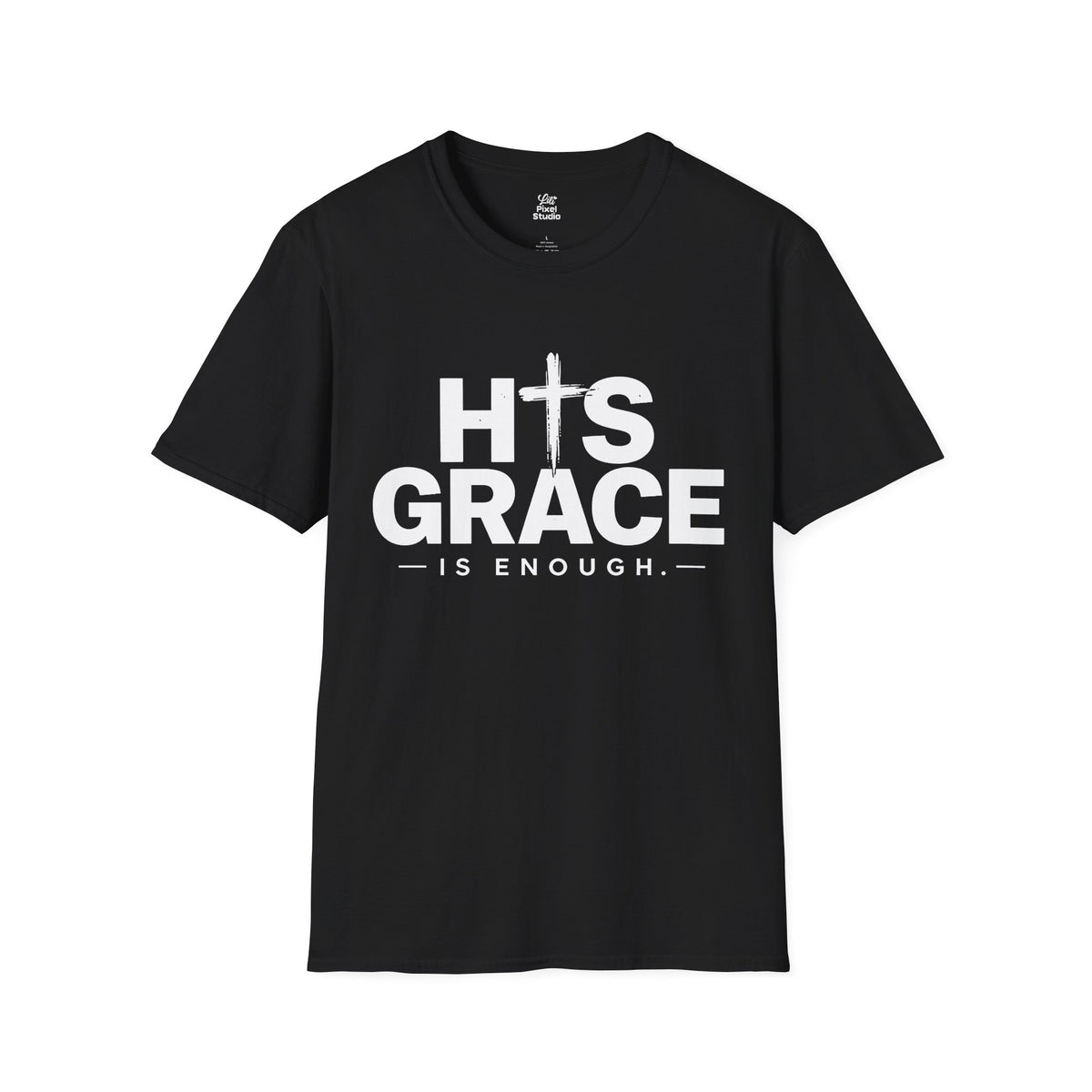 His Grace Is Enough Christian Shirt, Faith Based T-Shirt, Christian Cross Tee, Grace Shirt, Inspirational Unisex Religious Gift