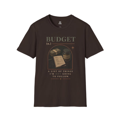 Budget Life Defined Funny Unisex T-Shirt | Funny Budgeting Graphic Tee For Sarcastic, Burned Out Gen X Gen Z Millennials, Joke Gift Apparel