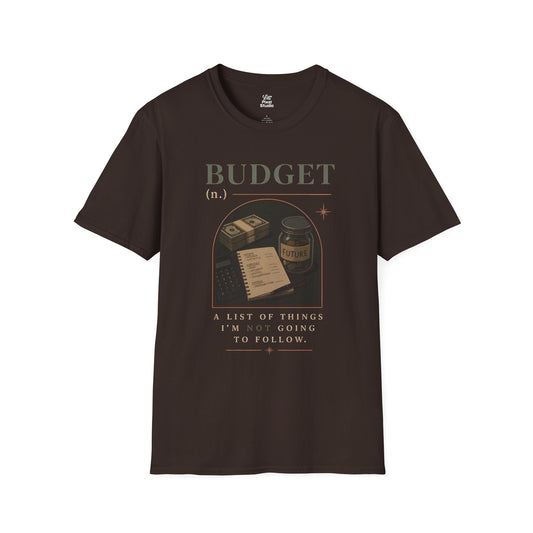 Budget Life Defined Funny Unisex T-Shirt | Funny Budgeting Graphic Tee For Sarcastic, Burned Out Gen X Gen Z Millennials, Joke Gift Apparel