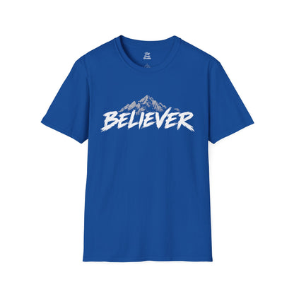 Believer Christian Shirt, Faith Based T-Shirt, Mountain Christian Tee, Inspirational Faith Shirt, Christian Unisex Religious Gift
