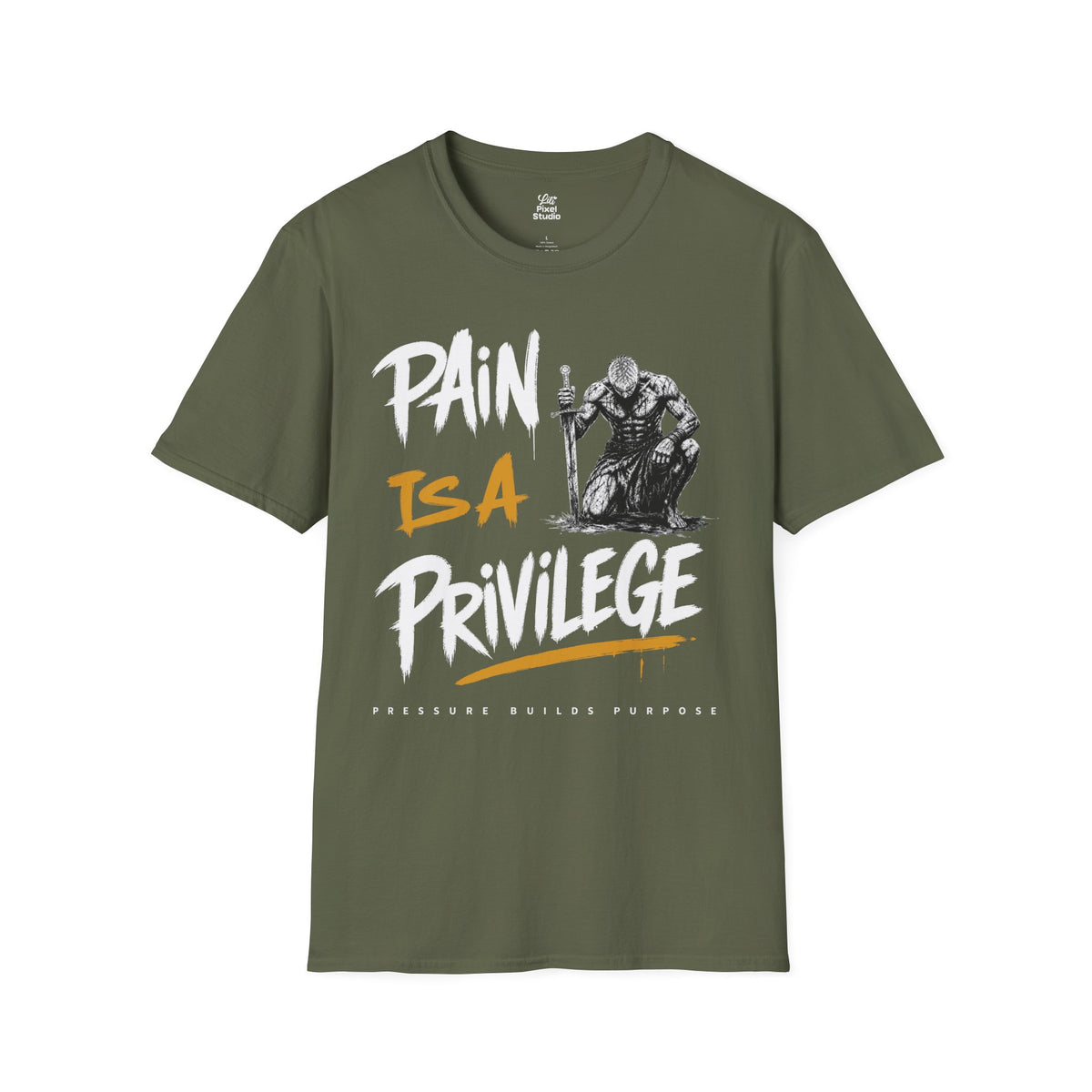 Pain Is A Privilege Shirt, Motivational Gym T-Shirt, Warrior Graphic Tee, Fitness Motivation Shirt, Resilience Tee, Inspirational Unisex Shirt