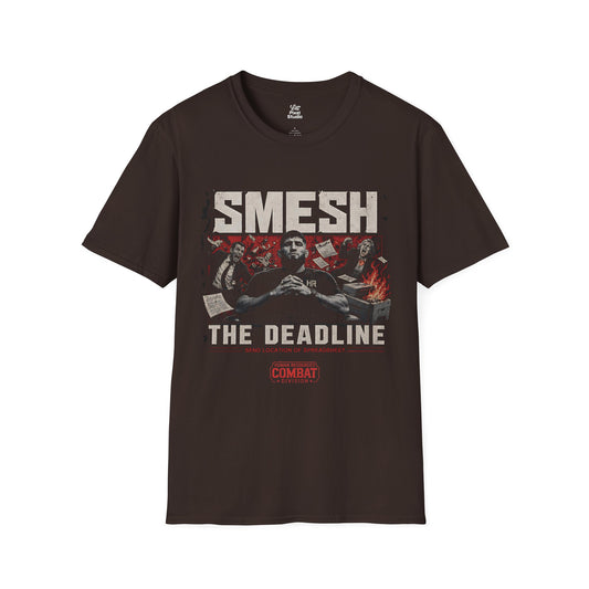 Smesh The Deadline Unisex Shirt, Funny Office Humor Tee, Corporate MMA Shirt, HR Combat Division Gift for Coworkers & Managers