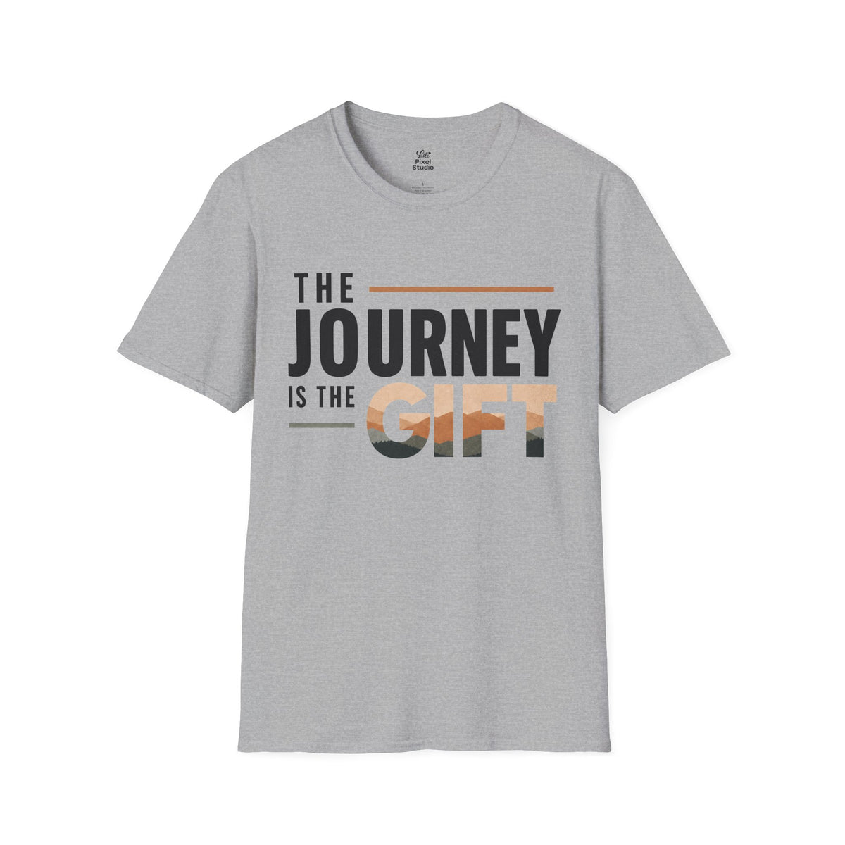The Journey Is The Gift Shirt, Inspirational Unisex Tee, Motivational Shirt, Personal Growth Gift, Adventure T-Shirt, Encouragement Gift
