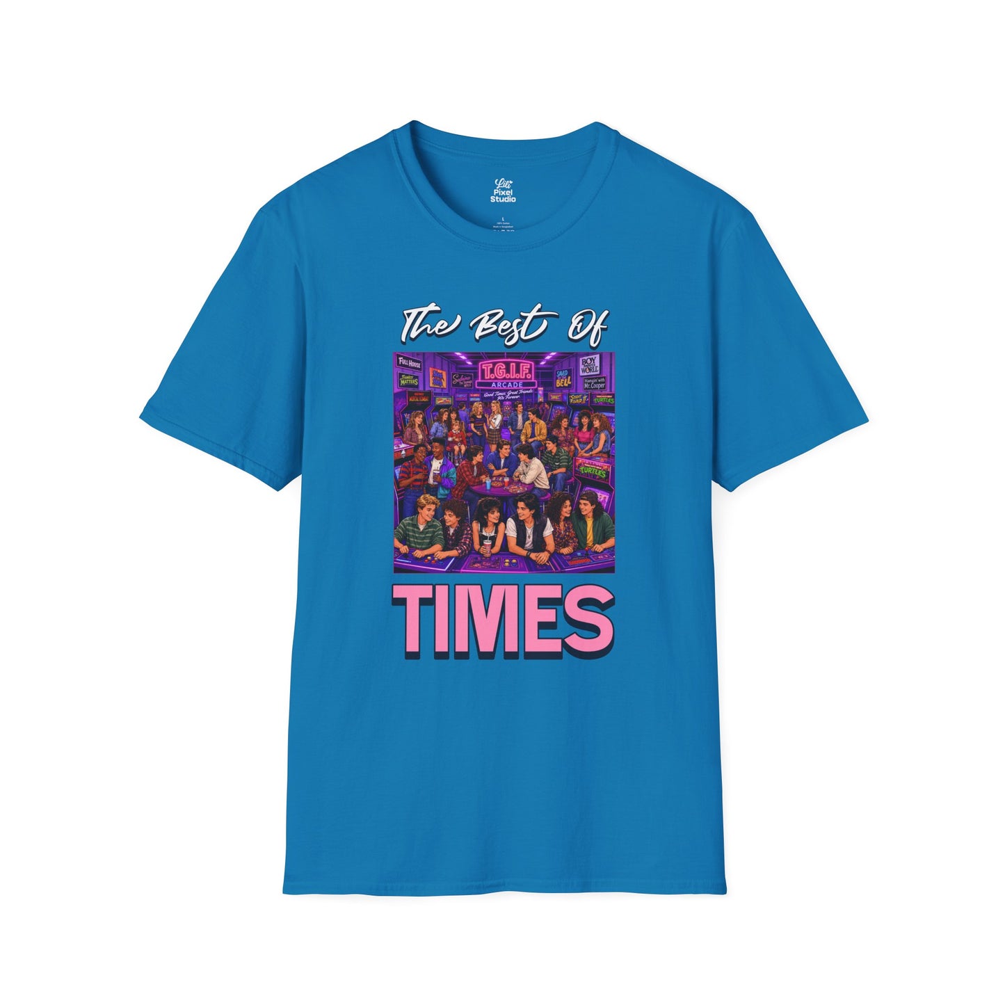 The Best Of Times Unisex Shirt, Retro Nostalgia Tee, 80s 90s Arcade Aesthetic T-Shirt, Vintage Friendship Gift