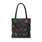 All That and a Bag of Chips Tote Bag, 90s Nostalgia Tote, Retro Neon Shopper Bag, Funny Everyday Carry Bag