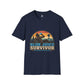 Blue Juice Survivor Gamer Unisex Shirt, Funny Gaming Logic Tee, Battle Royale Humor Shirt, FPS Gaming Gift, Retro Gamer T-Shirt