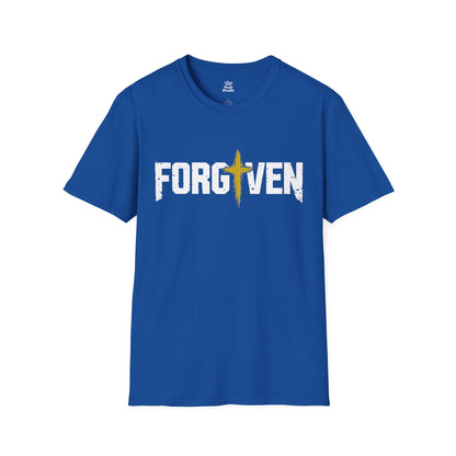 Forgiven Christian Shirt, Faith Based T-Shirt, Christian Cross Graphic Tee, Grace Shirt, Religious Gift, Inspirational Unisex Shirt