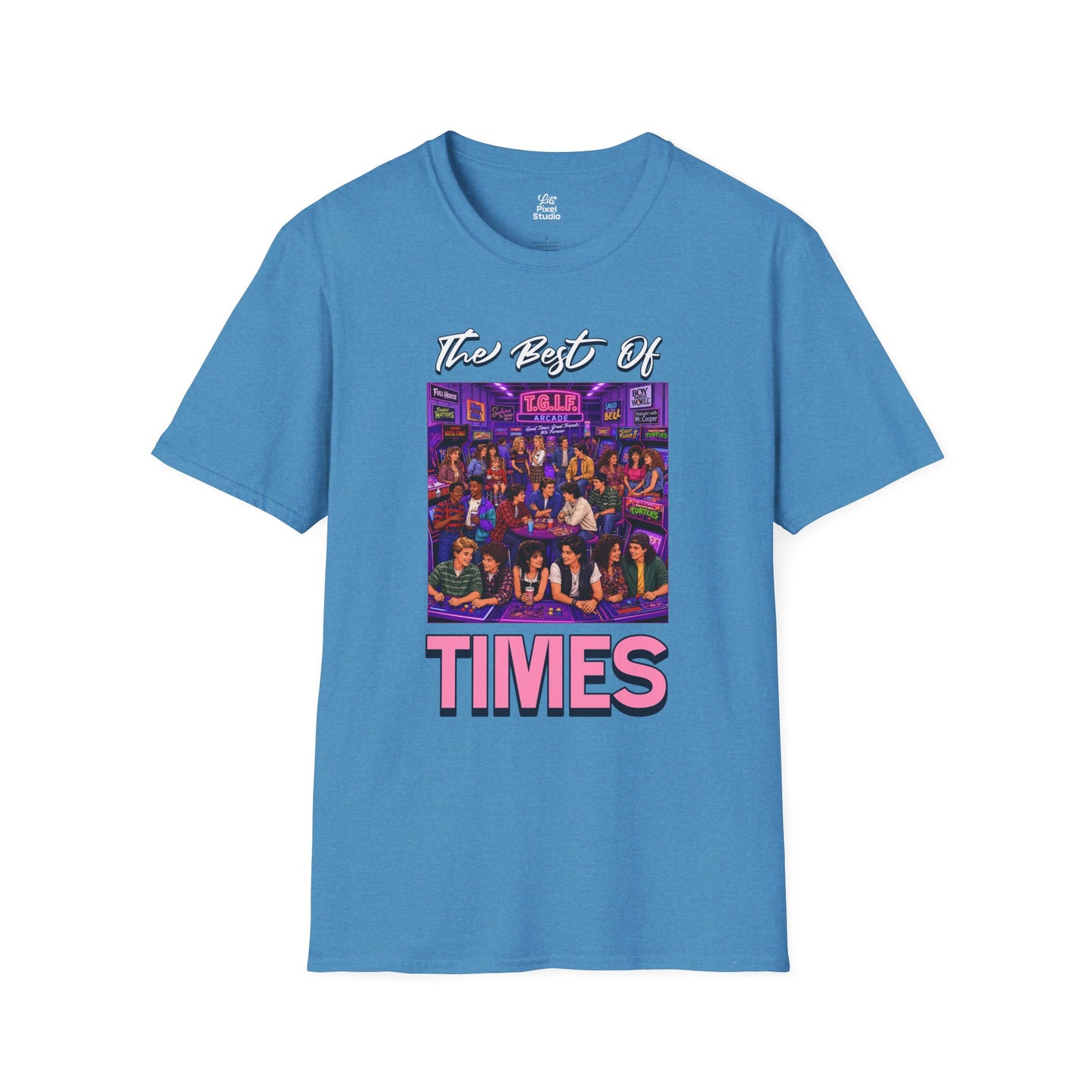 The Best Of Times Unisex Shirt, Retro Nostalgia Tee, 80s 90s Arcade Aesthetic T-Shirt, Vintage Friendship Gift