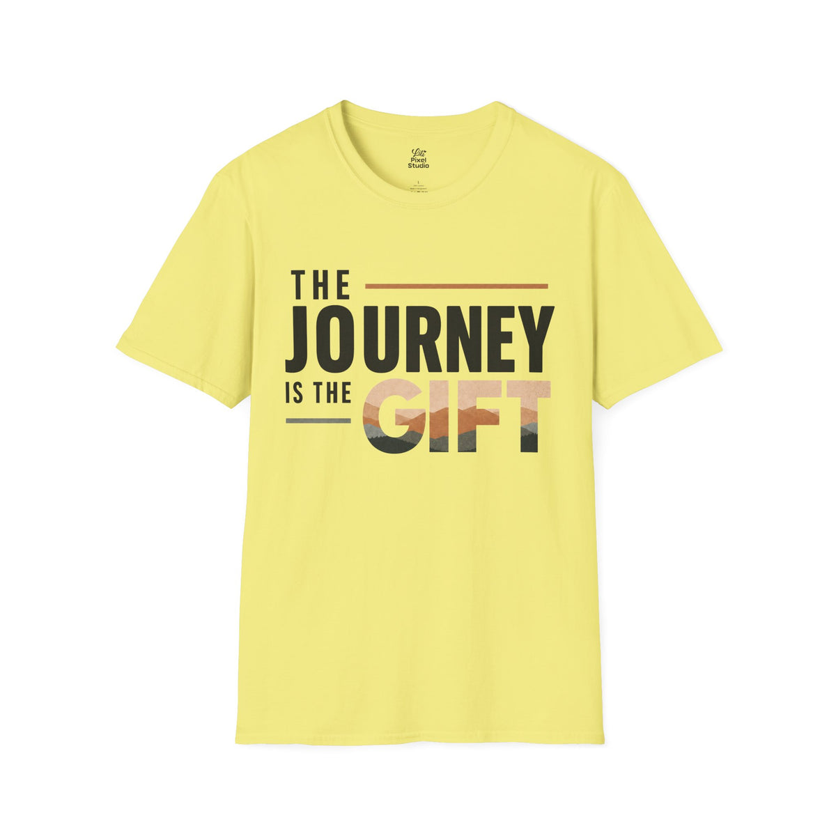The Journey Is The Gift Shirt, Inspirational Unisex Tee, Motivational Shirt, Personal Growth Gift, Adventure T-Shirt, Encouragement Gift