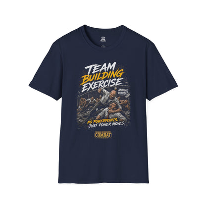 Team Building Exercise Unisex Shirt, Funny Office Humor Tee, Corporate MMA Shirt, HR Combat Division Gift for Coworkers & Managers