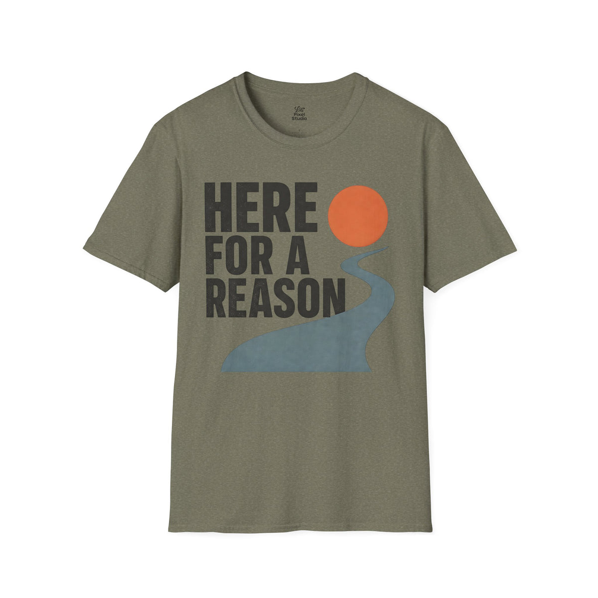 Here For A Reason Shirt, Hope Inspirational Unisex Tee, Faith Based Shirt, Purpose Shirt, Christian Encouragement Gift, Motivational T-Shirt