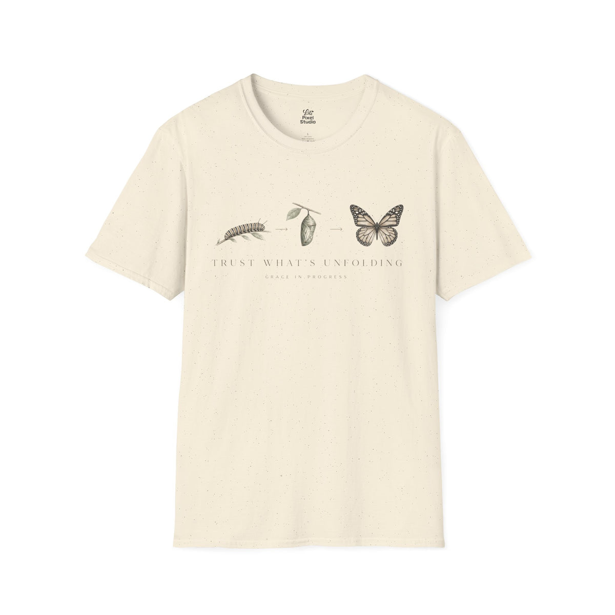 Trust What’s Unfolding Shirt, Inspirational Butterfly Unisex Tee, Personal Growth Shirt, Faith Inspired Gift, Motivational Encouragement Tee