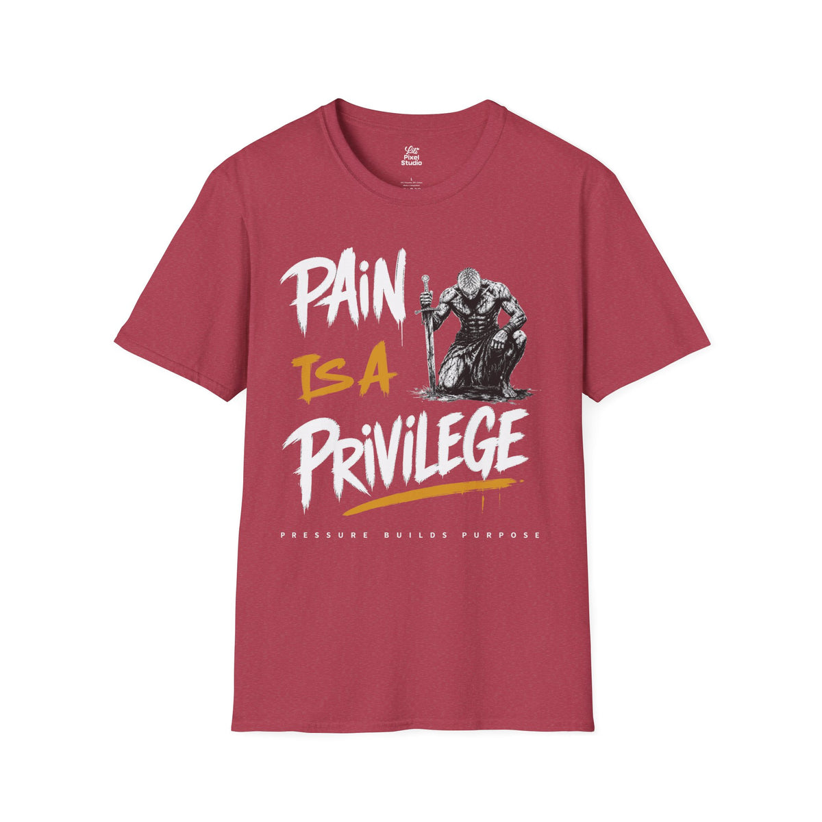Pain Is A Privilege Shirt, Motivational Gym T-Shirt, Warrior Graphic Tee, Fitness Motivation Shirt, Resilience Tee, Inspirational Unisex Shirt