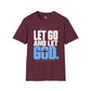 Let Go And Let God Shirt, Christian Faith T-Shirt, Faith Over Fear Graphic Tee, Christian Encouragement Gift, Inspirational Unisex Shirt