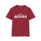 Believer Christian Shirt, Faith Based T-Shirt, Mountain Christian Tee, Inspirational Faith Shirt, Christian Unisex Religious Gift