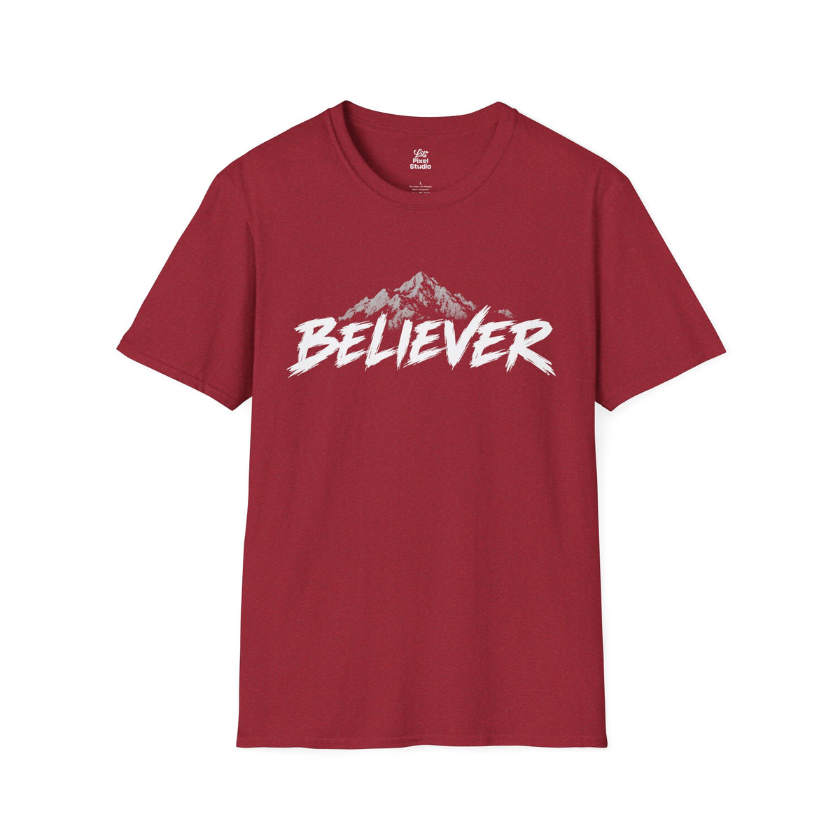 Believer Christian Shirt, Faith Based T-Shirt, Mountain Christian Tee, Inspirational Faith Shirt, Christian Unisex Religious Gift