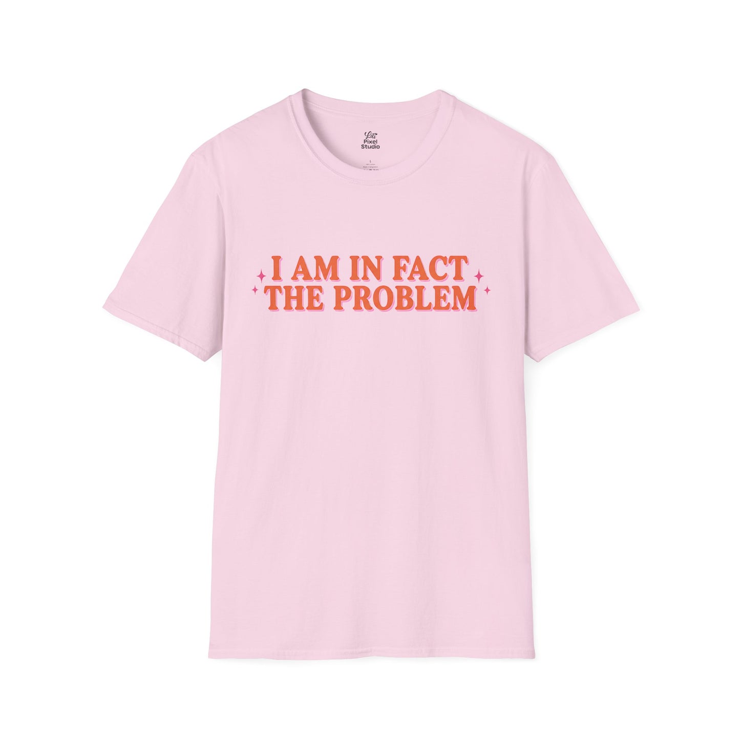 I Am In Fact The Problem Womens Shirt, Funny Self Aware Tee, Petty And Prosperous Shirt, Sarcastic Graphic Tee For Women