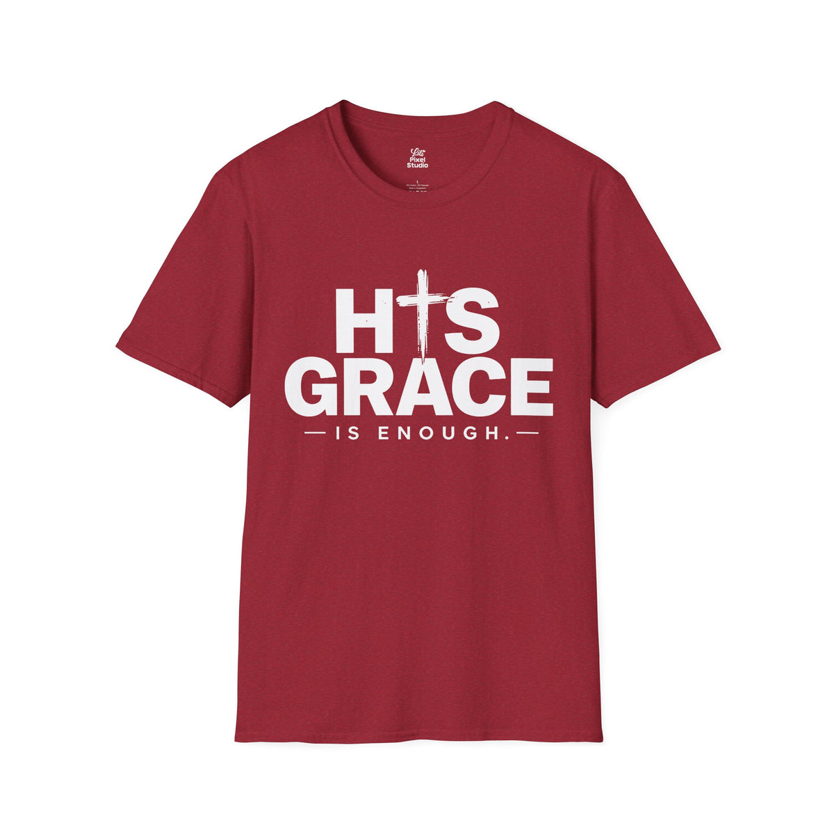 His Grace Is Enough Christian Shirt, Faith Based T-Shirt, Christian Cross Tee, Grace Shirt, Inspirational Unisex Religious Gift