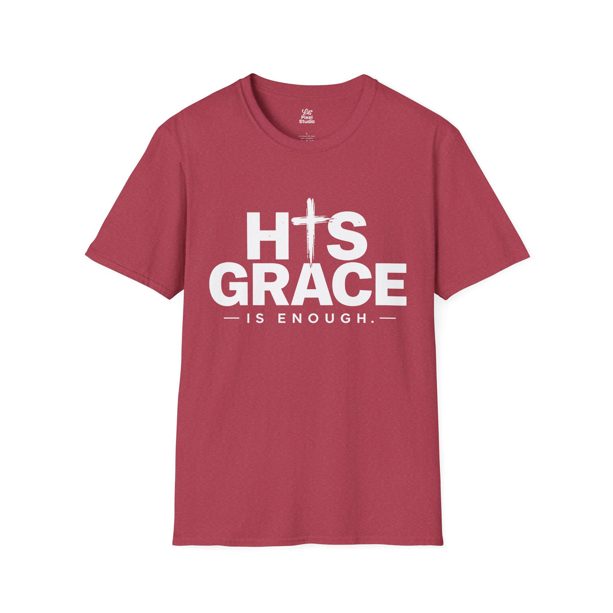 His Grace Is Enough Christian Shirt, Faith Based T-Shirt, Christian Cross Tee, Grace Shirt, Inspirational Unisex Religious Gift