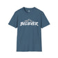 Believer Christian Shirt, Faith Based T-Shirt, Mountain Christian Tee, Inspirational Faith Shirt, Christian Unisex Religious Gift
