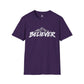 Believer Christian Shirt, Faith Based T-Shirt, Mountain Christian Tee, Inspirational Faith Shirt, Christian Unisex Religious Gift