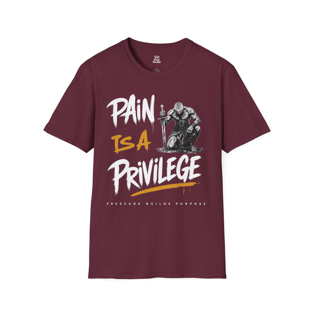 Pain Is A Privilege Shirt, Motivational Gym T-Shirt, Warrior Graphic Tee, Fitness Motivation Shirt, Resilience Tee, Inspirational Unisex Shirt