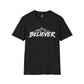 Believer Christian Shirt, Faith Based T-Shirt, Mountain Christian Tee, Inspirational Faith Shirt, Christian Unisex Religious Gift