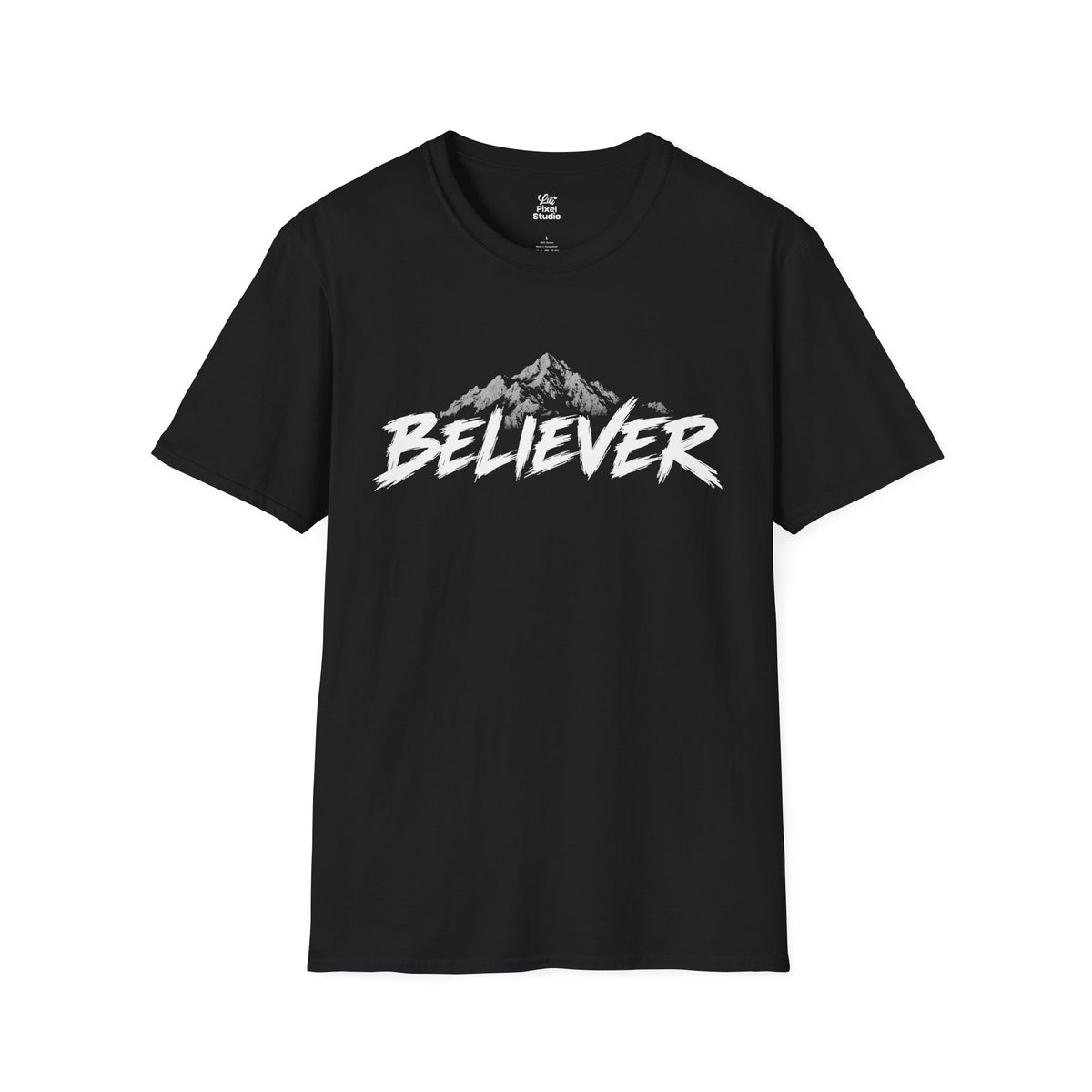 Believer Christian Shirt, Faith Based T-Shirt, Mountain Christian Tee, Inspirational Faith Shirt, Christian Unisex Religious Gift