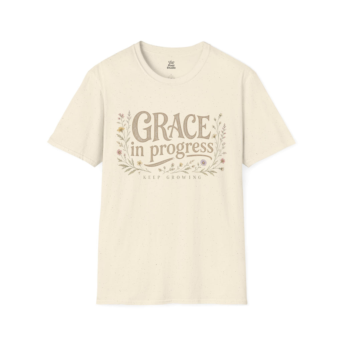 Grace In Progress Shirt, Keep Growing Christian Tee, Faith Based Unisex Shirt, Inspirational Christian Gift, Encouragement T-Shirt