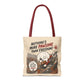 Pawsome Freedom Tote Bag, Funny Anime Inspired Dog Tote, Cute Fandom Shopper Bag, Dog Lover Everyday Carry Bag