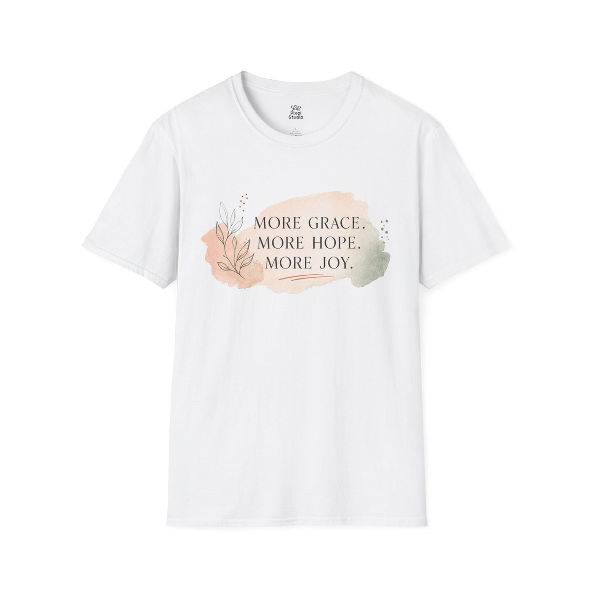 More Grace More Hope More Joy Shirt, Faith Inspirational Unisex Tee, Hope Inspired Shirt, Encouragement Gift, Positive Message Tee