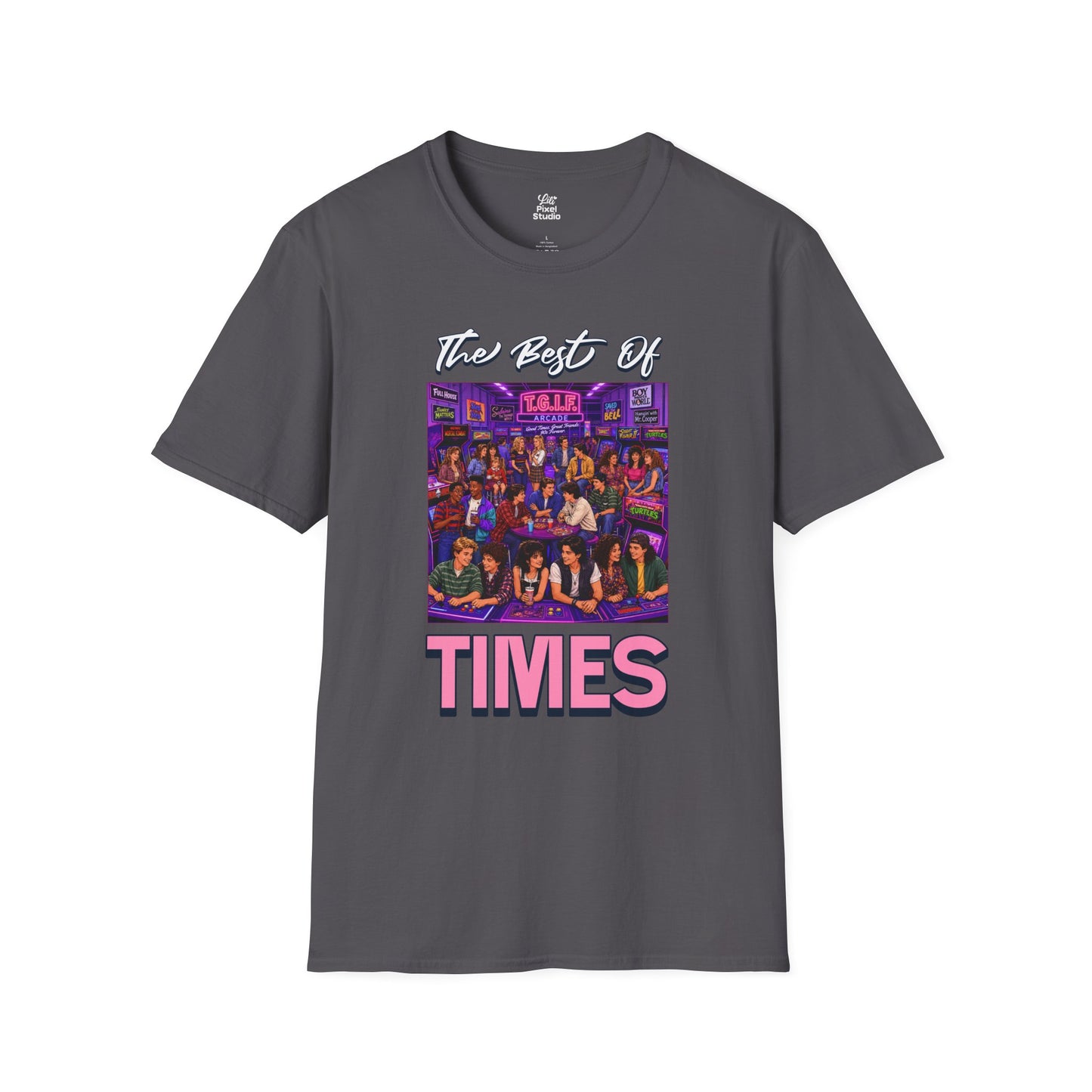 The Best Of Times Unisex Shirt, Retro Nostalgia Tee, 80s 90s Arcade Aesthetic T-Shirt, Vintage Friendship Gift