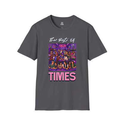 The Best Of Times Unisex Shirt, Retro Nostalgia Tee, 80s 90s Arcade Aesthetic T-Shirt, Vintage Friendship Gift