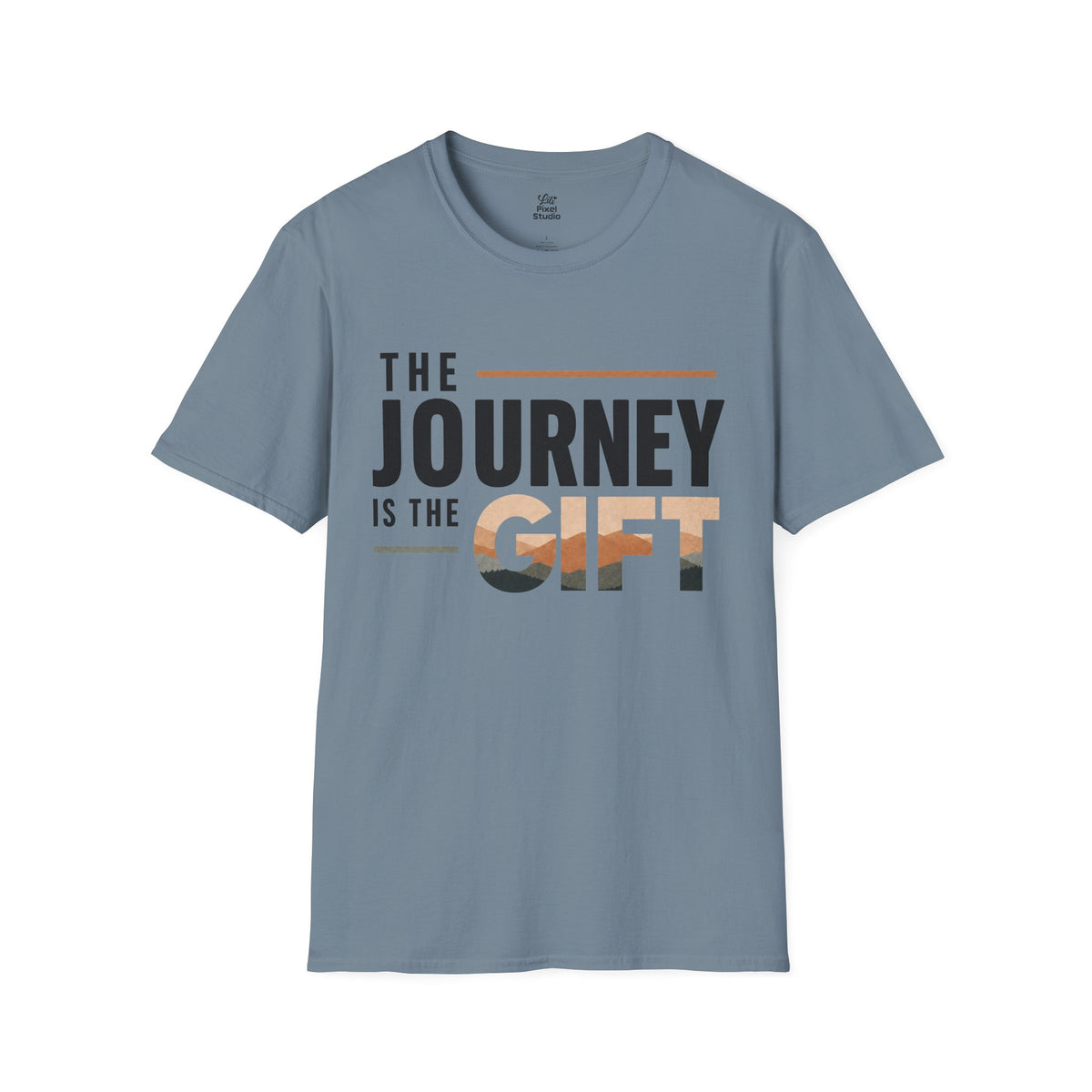 The Journey Is The Gift Shirt, Inspirational Unisex Tee, Motivational Shirt, Personal Growth Gift, Adventure T-Shirt, Encouragement Gift