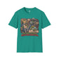 We Used To Train Now We Complain Mens Shirt, Funny Retro Turtle Parody Tee, 80s Cartoon Humor Gift for Nostalgic Millennials