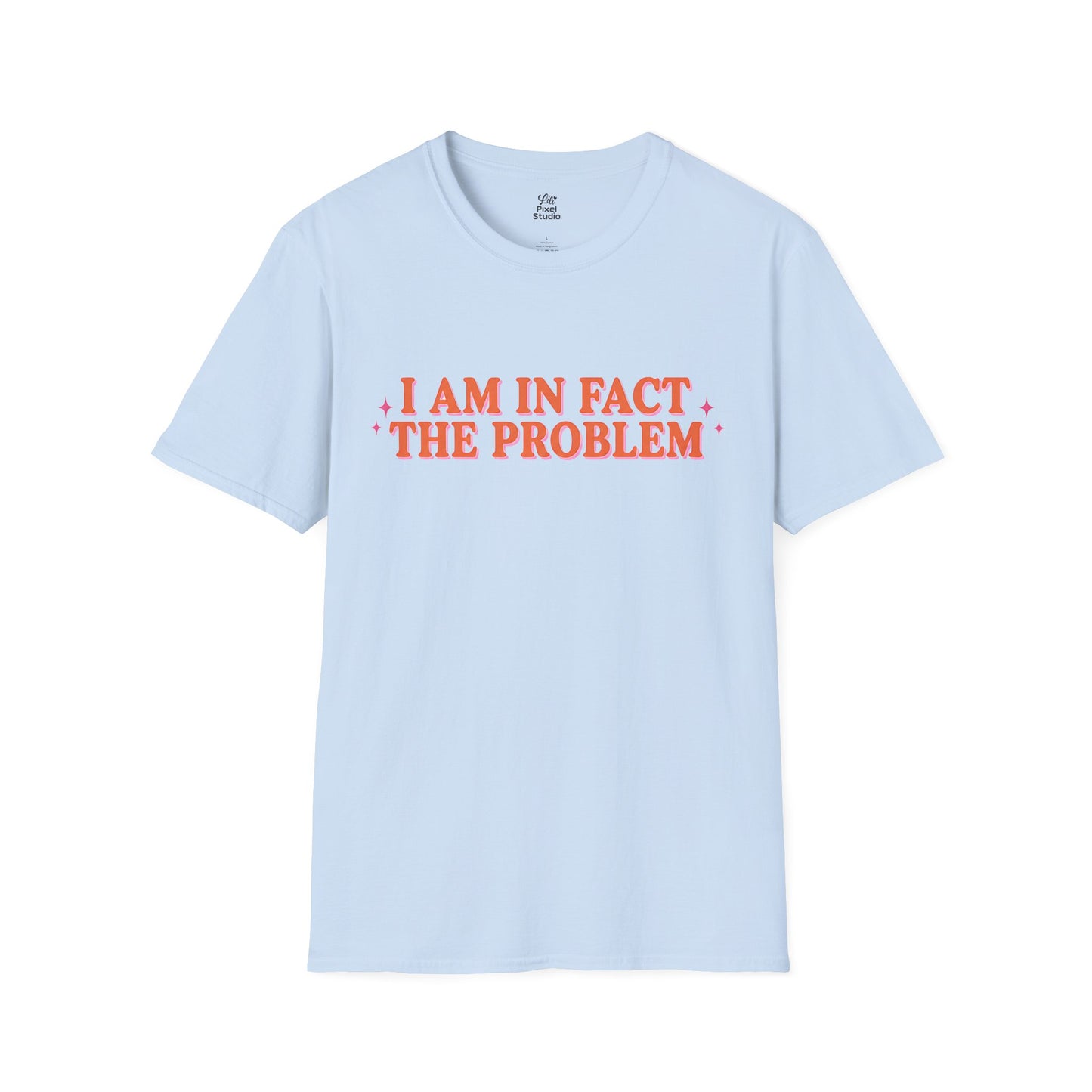 I Am In Fact The Problem Womens Shirt, Funny Self Aware Tee, Petty And Prosperous Shirt, Sarcastic Graphic Tee For Women