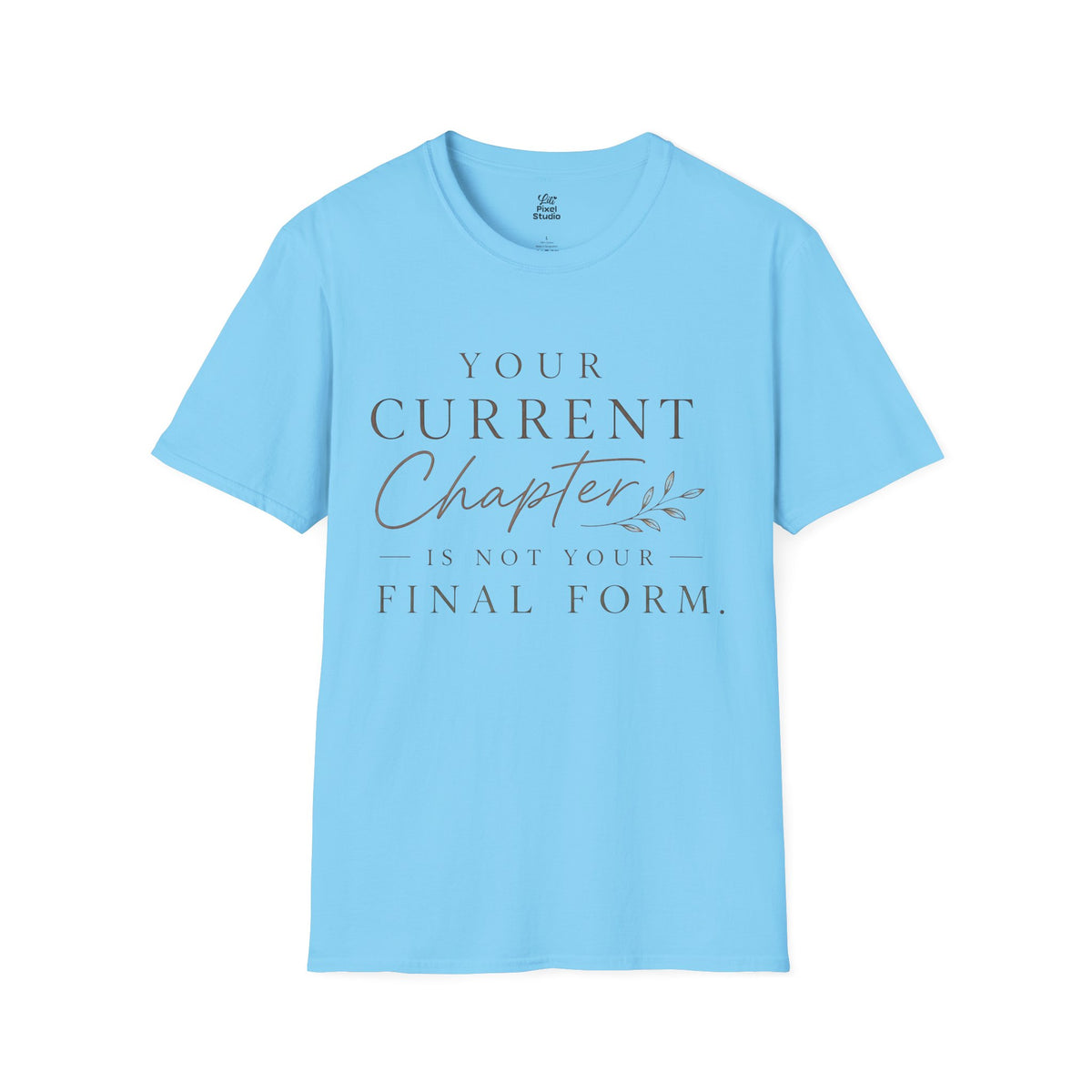 Your Current Chapter Is Not Your Final Form Shirt, Inspirational Unisex Tee, Motivational Shirt, Faith Inspired Gift, New Beginnings Tee