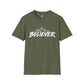 Believer Christian Shirt, Faith Based T-Shirt, Mountain Christian Tee, Inspirational Faith Shirt, Christian Unisex Religious Gift