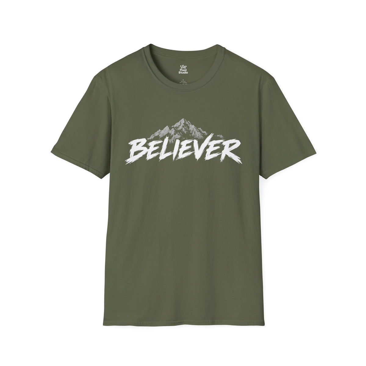 Believer Christian Shirt, Faith Based T-Shirt, Mountain Christian Tee, Inspirational Faith Shirt, Christian Unisex Religious Gift