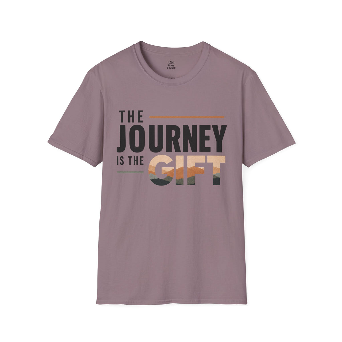 The Journey Is The Gift Shirt, Inspirational Unisex Tee, Motivational Shirt, Personal Growth Gift, Adventure T-Shirt, Encouragement Gift
