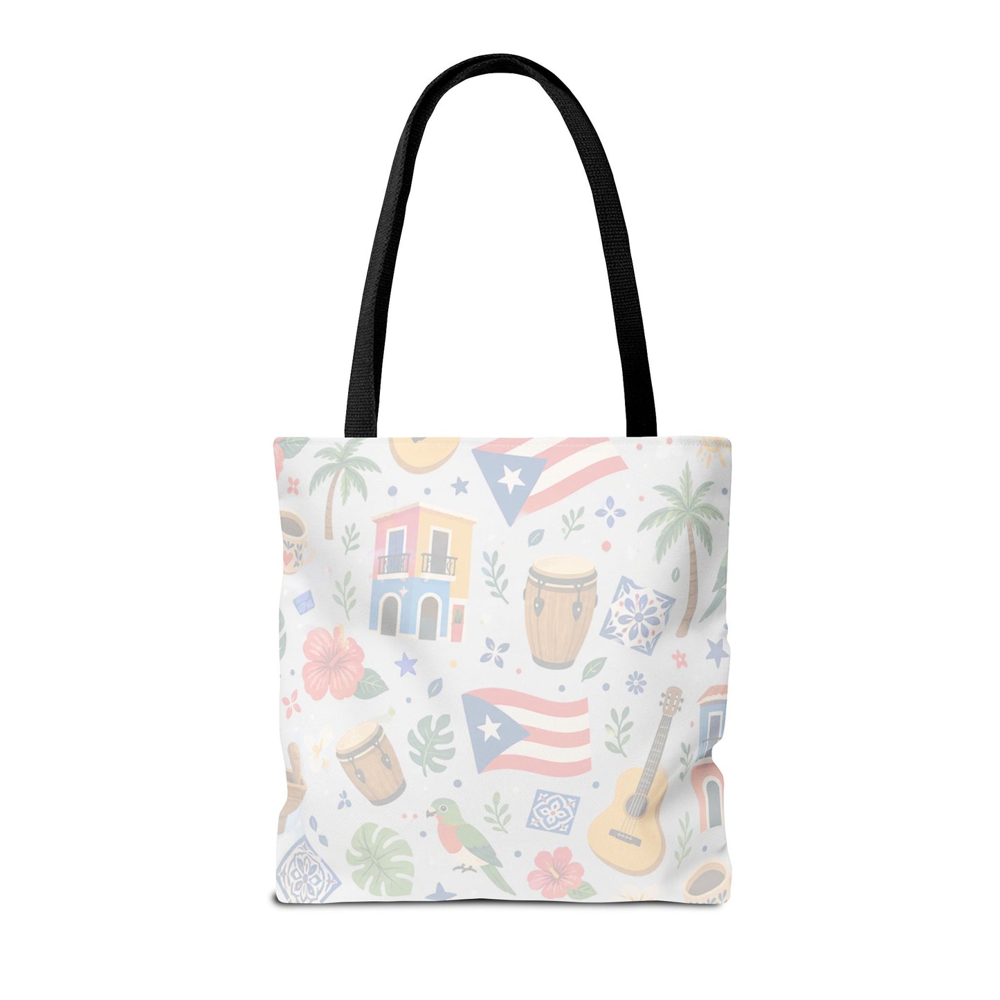Wepa Puerto Rican Tote Bag, Boricua Tropical Shopper Bag, Puerto Rico Pride Gift, Island Energy Beach Tote