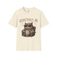 Respectfully No Cat, Unisex T-Shirt | Grumpy Cat with Coffee Graphic Funny Sarcastic Joke Shirt