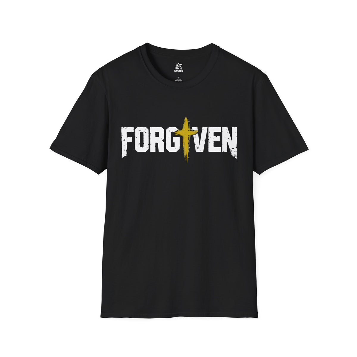 Forgiven Christian Shirt, Faith Based T-Shirt, Christian Cross Graphic Tee, Grace Shirt, Religious Gift, Inspirational Unisex Shirt
