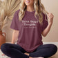 Think Happy Thoughts Or Catch These Hands Shirt, Funny Sarcastic Women's Tee, Petty And Prosperous Graphic T-Shirt