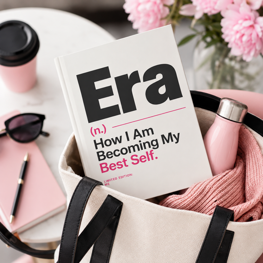 Growth Era Hardcover Journal, Best Self Lined Notebook, Self Improvement Journal, Goal Planner Gift, Modern Affirmation Journal