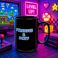 Stressed and Sexy Mug, Funny Black Coffee Mug, Sarcastic Office Mug, Retro Gamer Coffee Cup, Coworker Gift