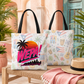 Wepa Puerto Rican Tote Bag, Boricua Tropical Shopper Bag, Puerto Rico Pride Gift, Island Energy Beach Tote